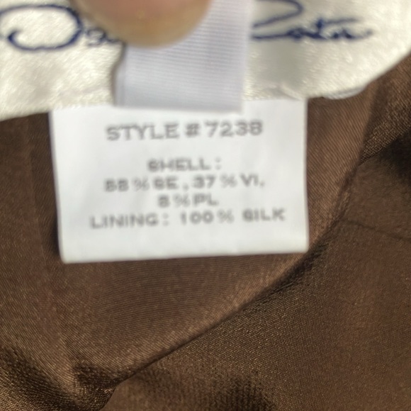 Oscar de la Renta Silk Blend Skirt - Picture 5 of 8